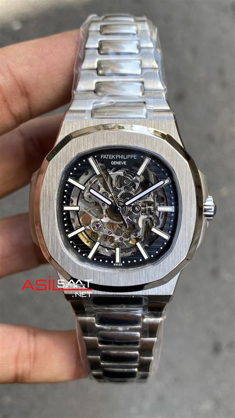 saat patek philippe|patek philippe skeleton nautilus.